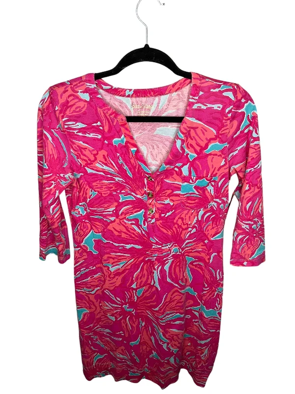 Dress Casual Short By Lilly Pulitzer In Pink, Size: S