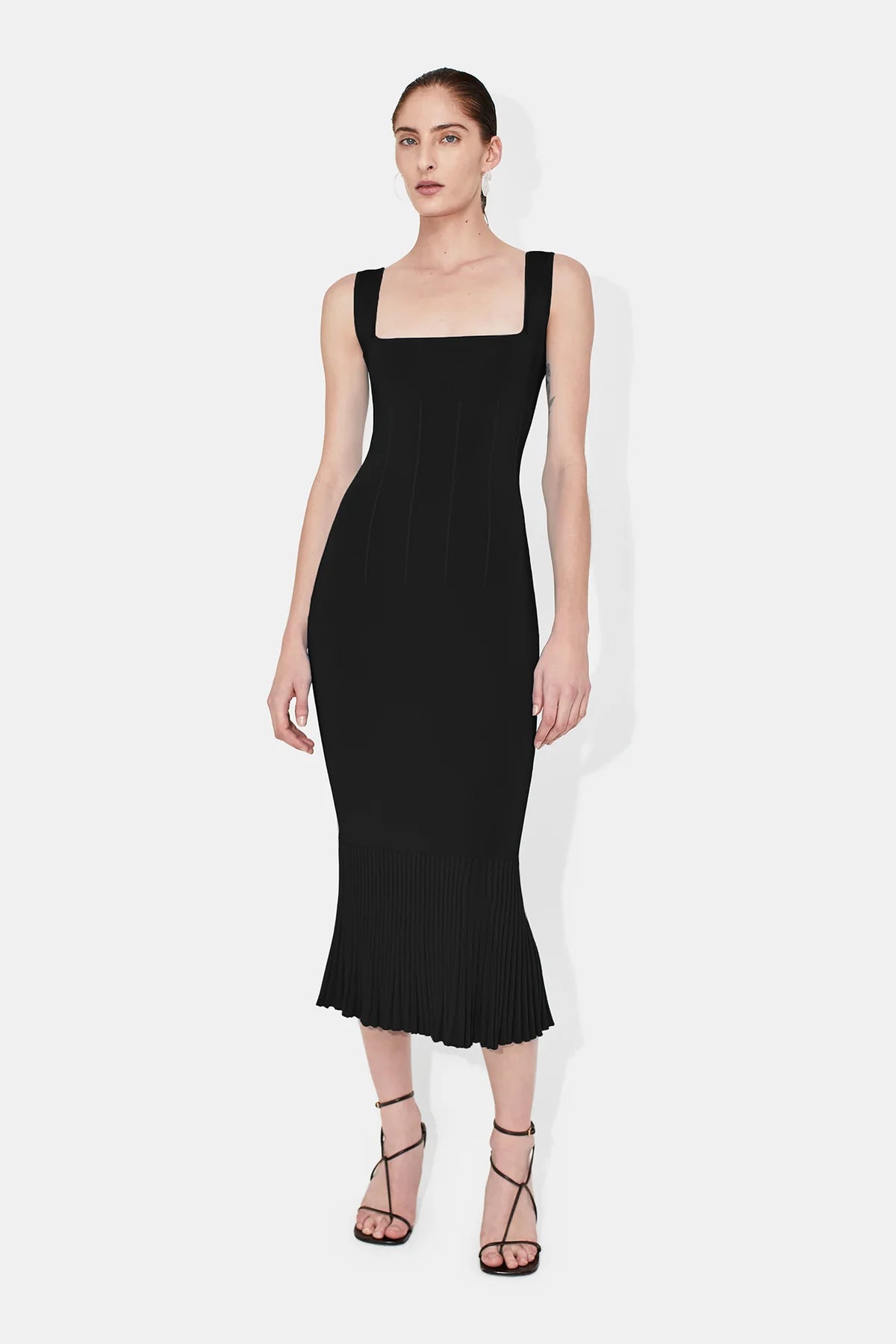 High Shine Atalanta Dress - Black