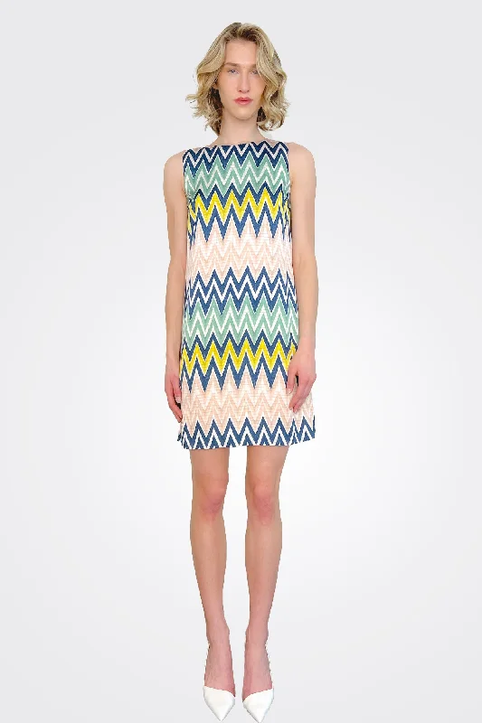 Zigzag Dress - Print