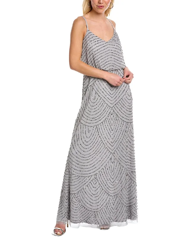 Adrianna Papell Missy Bridesmaids Maxi Dress