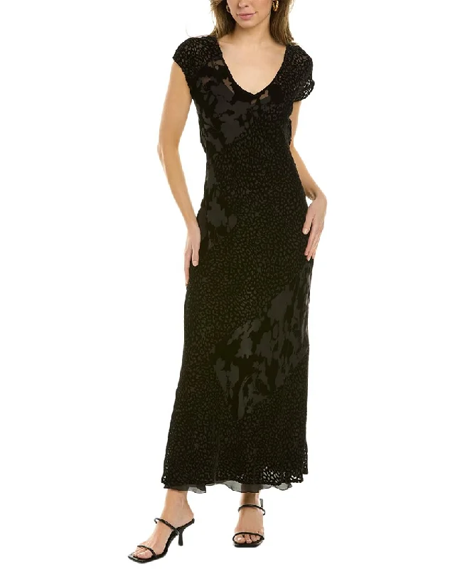 Johnny Was Ellie Silk-Blend Maxi Dress