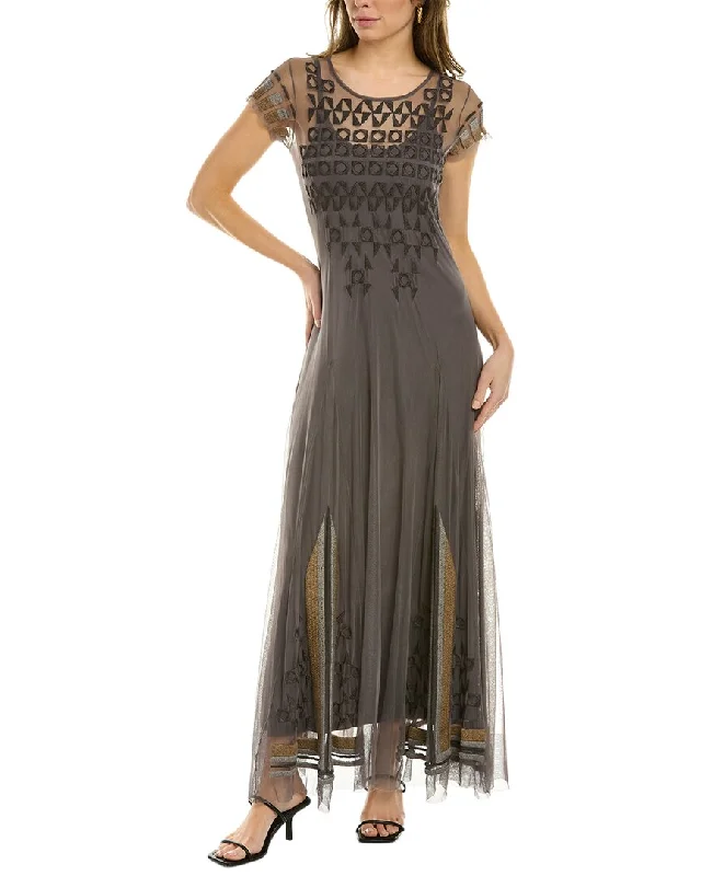 Johnny Was Rafferty Mesh Maxi Dress