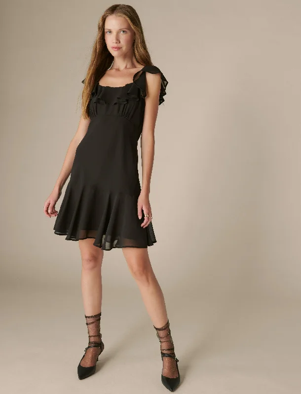 Lucky Brand Women's Ruffle Mini Dress