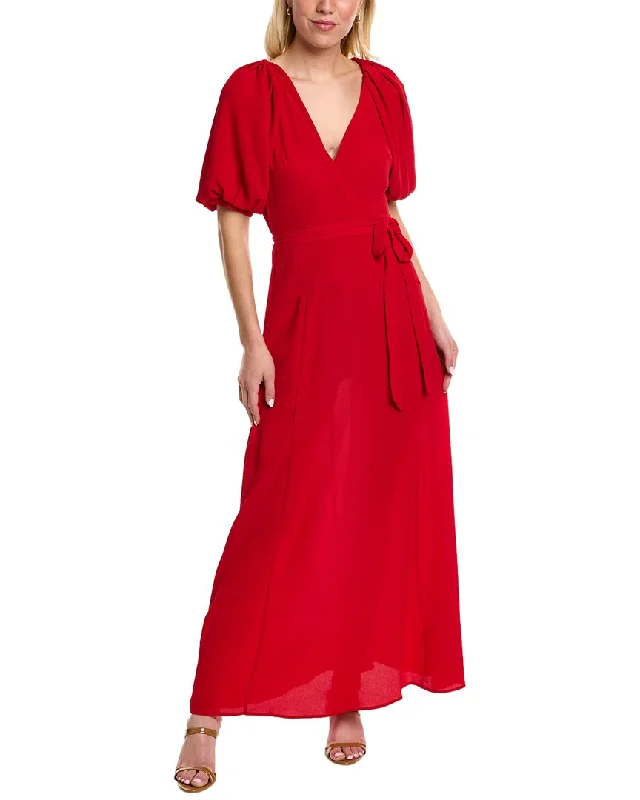 Maison Tara Bubble Crepe Maxi Dress