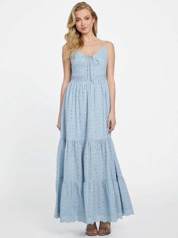 Stacee Eyelet Maxi Dress