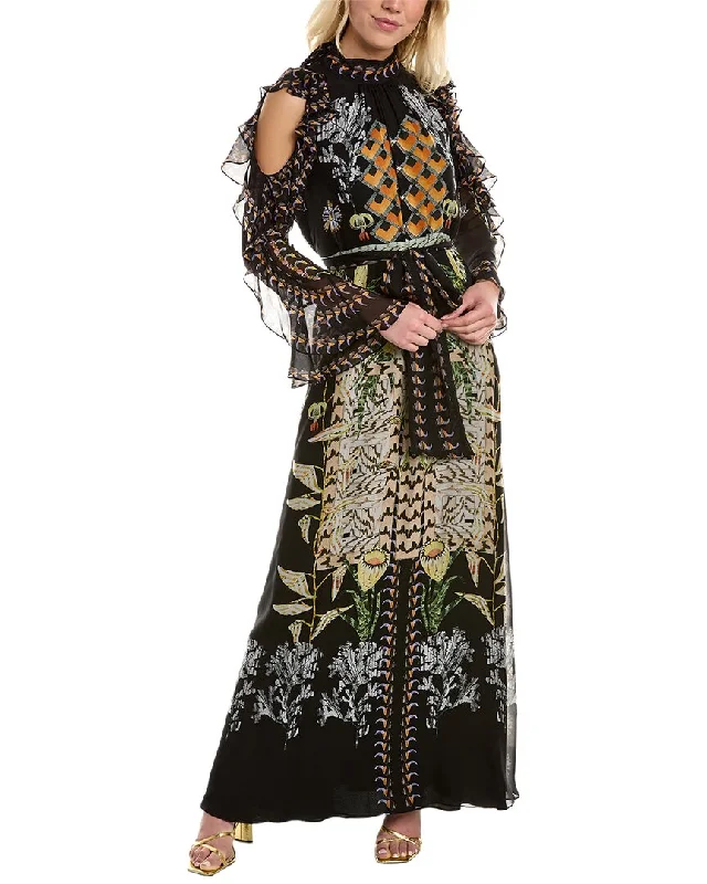 Temperley London Harmony Silk Maxi Dress