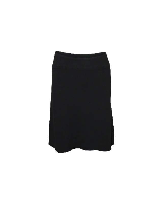 Joseph A-line Skirt in Black Polyester