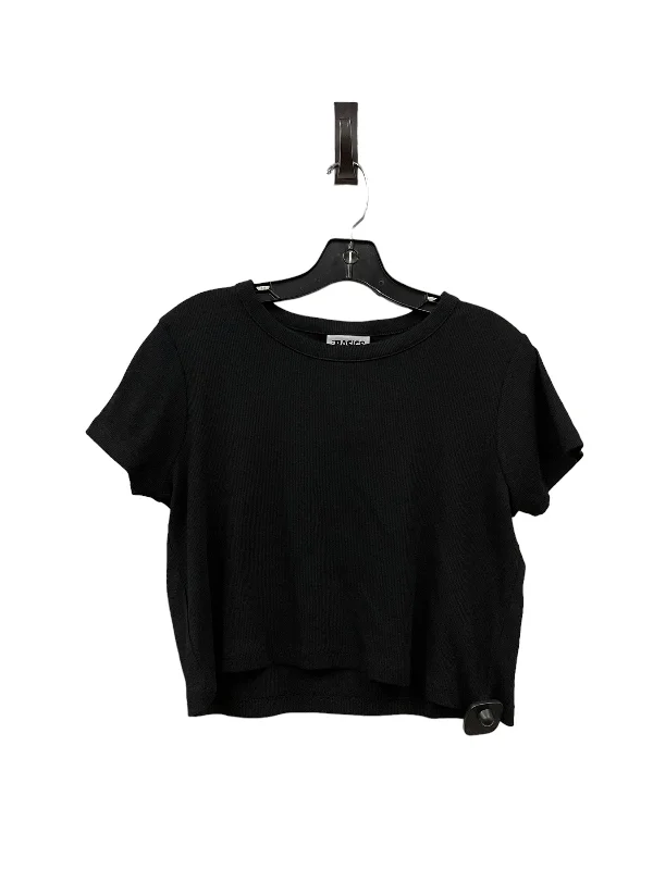 Top Short Sleeve By Clothes Mentor In Black, Size: Xl