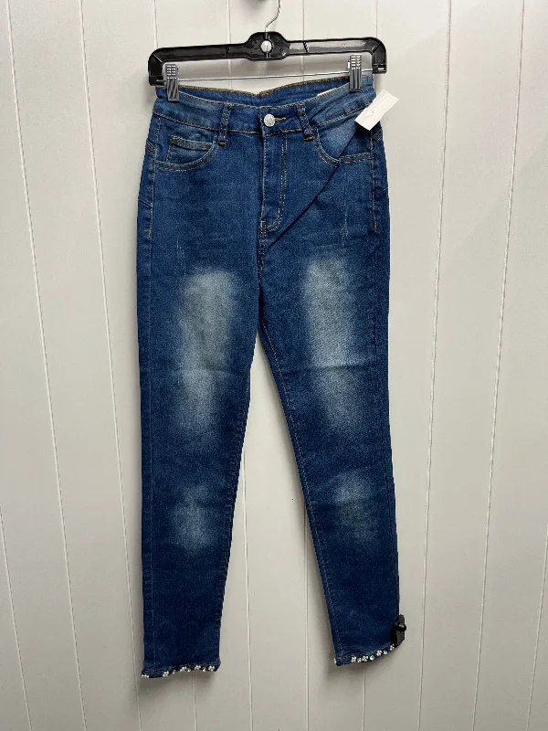 Jeans Straight By Clothes Mentor In Blue Denim, Size: S