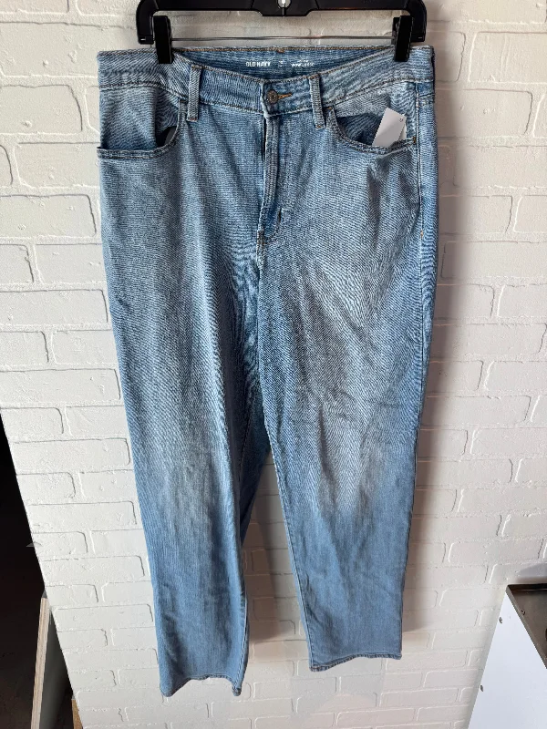 Jeans Wide Leg By Old Navy In Blue Denim, Size: 12