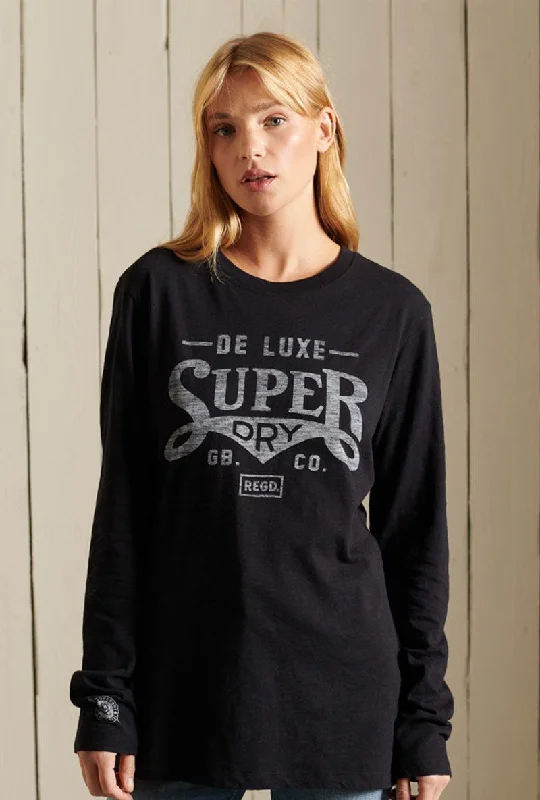 SUPERDRY BLACKOUT L/S TOP